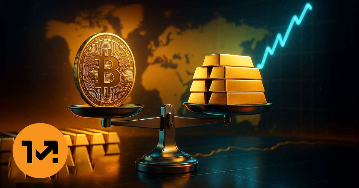 اقتصاددان کراکن: عامل عقب‌ماندن بیت کوین از طلا قیمت بهره نیست، نقدینگی است